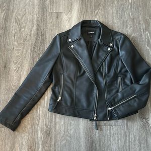 Women’s faux leather jacket